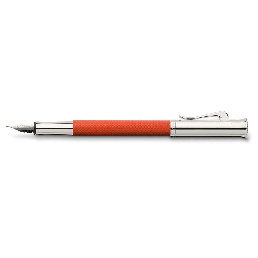 Graf-von-Faber-Castell - Penna stilografica Guilloche Arancione M