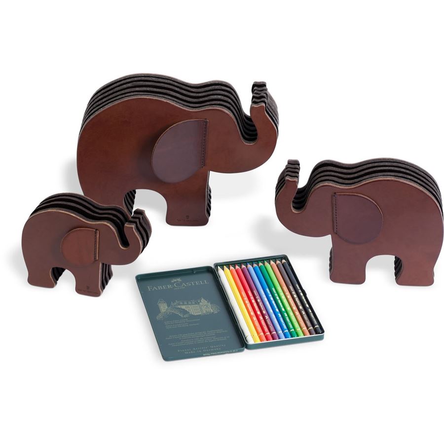 Graf-von-Faber-Castell - Stiftehalter Elefant klein, Dunkelbraun
