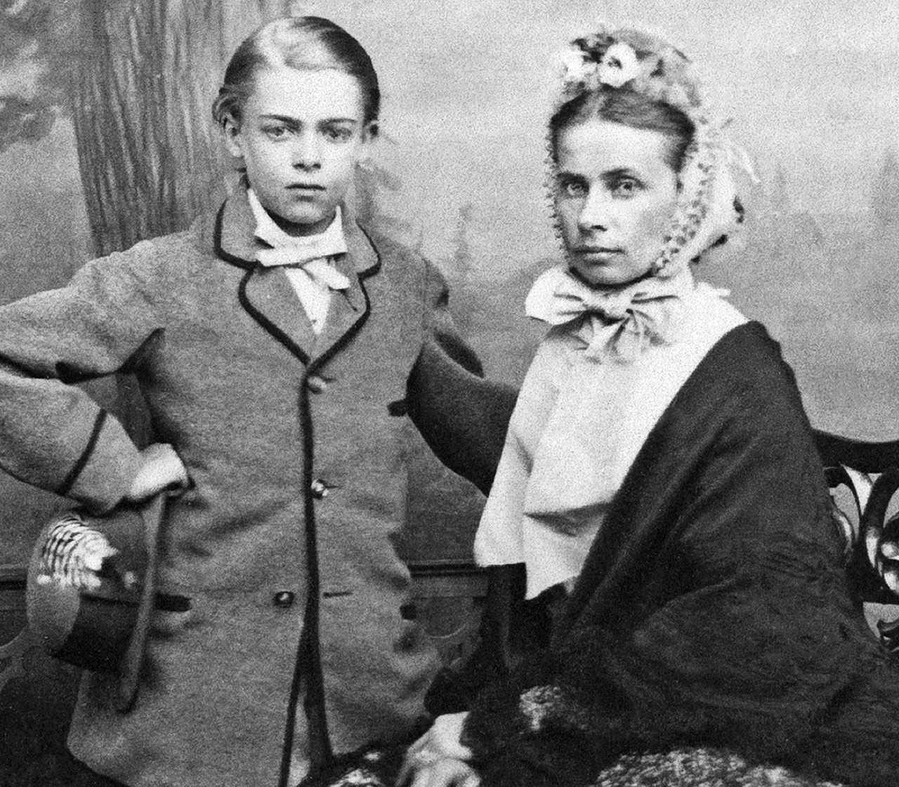 Ottilie von Faber avec son fils Wilhelm