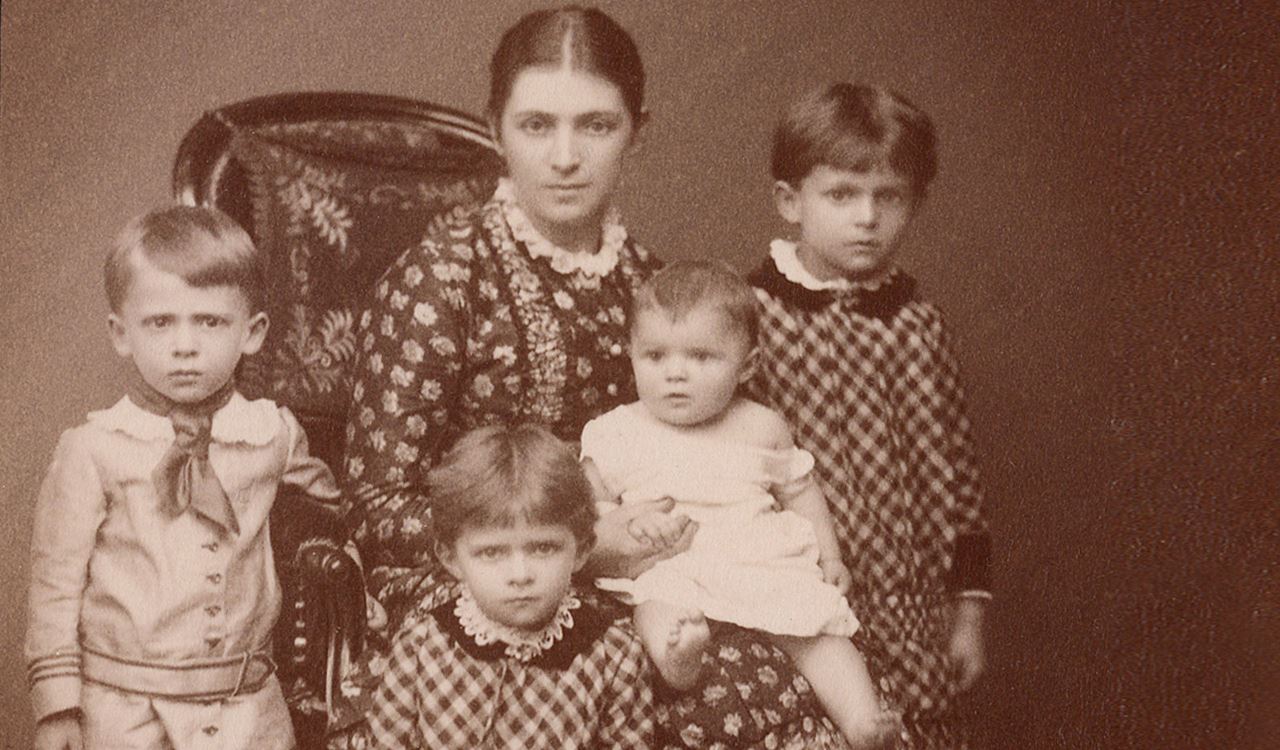 Bertha von Faber et ses enfants