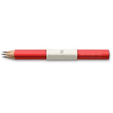 Graf-von-Faber-Castell - 3 crayons graphite Guilloché, Rouge Indien