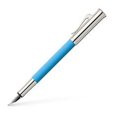 Graf-von-Faber-Castell - Stylo-plume Guilloché Bleu Azur F