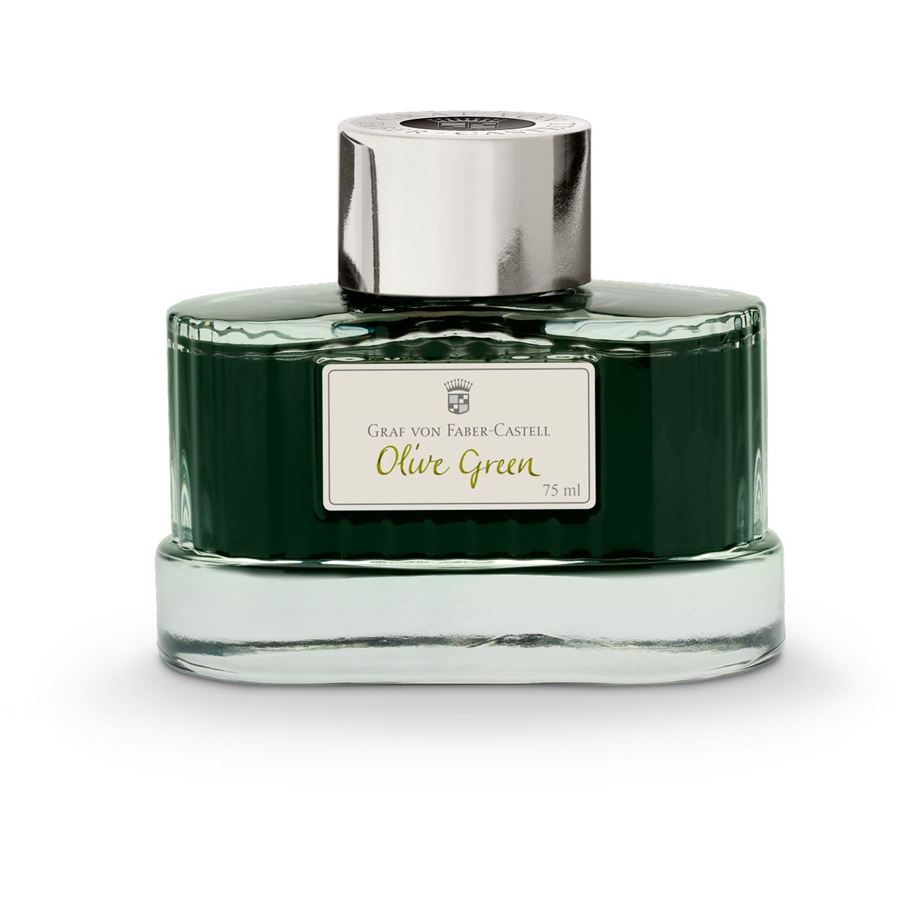 Graf-von-Faber-Castell - Tintenglas Olive Green, 75 ml