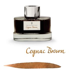Graf-von-Faber-Castell - Tintenglas Cognac Brown, 75ml