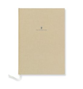 Graf-von-Faber-Castell - Book con copertina in lino A4 Sabbia