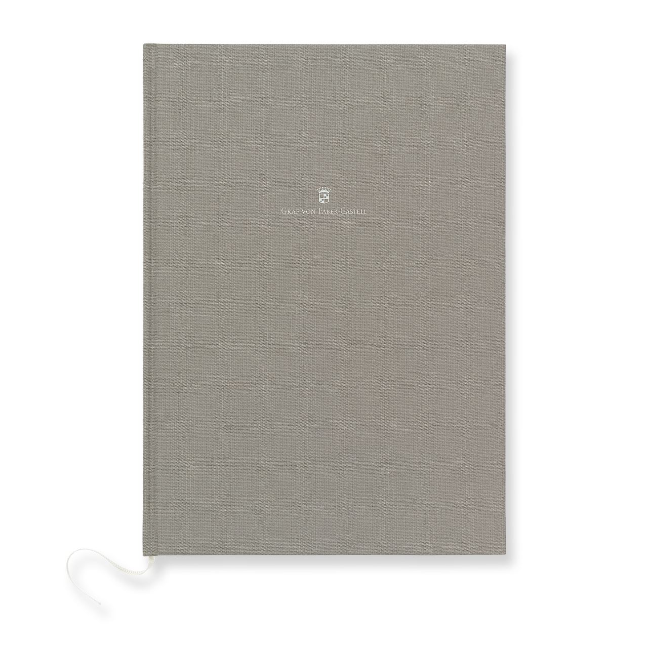 Graf-von-Faber-Castell - Book con copertina in lino formato A4, grigio