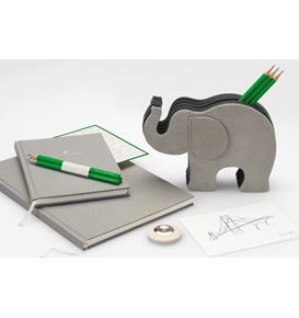 Graf-von-Faber-Castell - Portamatite Elefantino Medium, Grigio